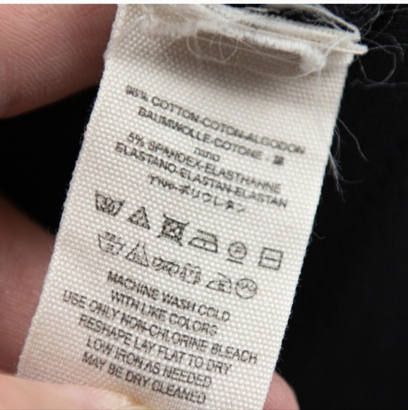 Free People Looking Back Shirt Long Sleeve Lace-Up Black Top Size Small - Picture 6 of 6